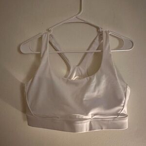 Athleta Cream Sports Bra